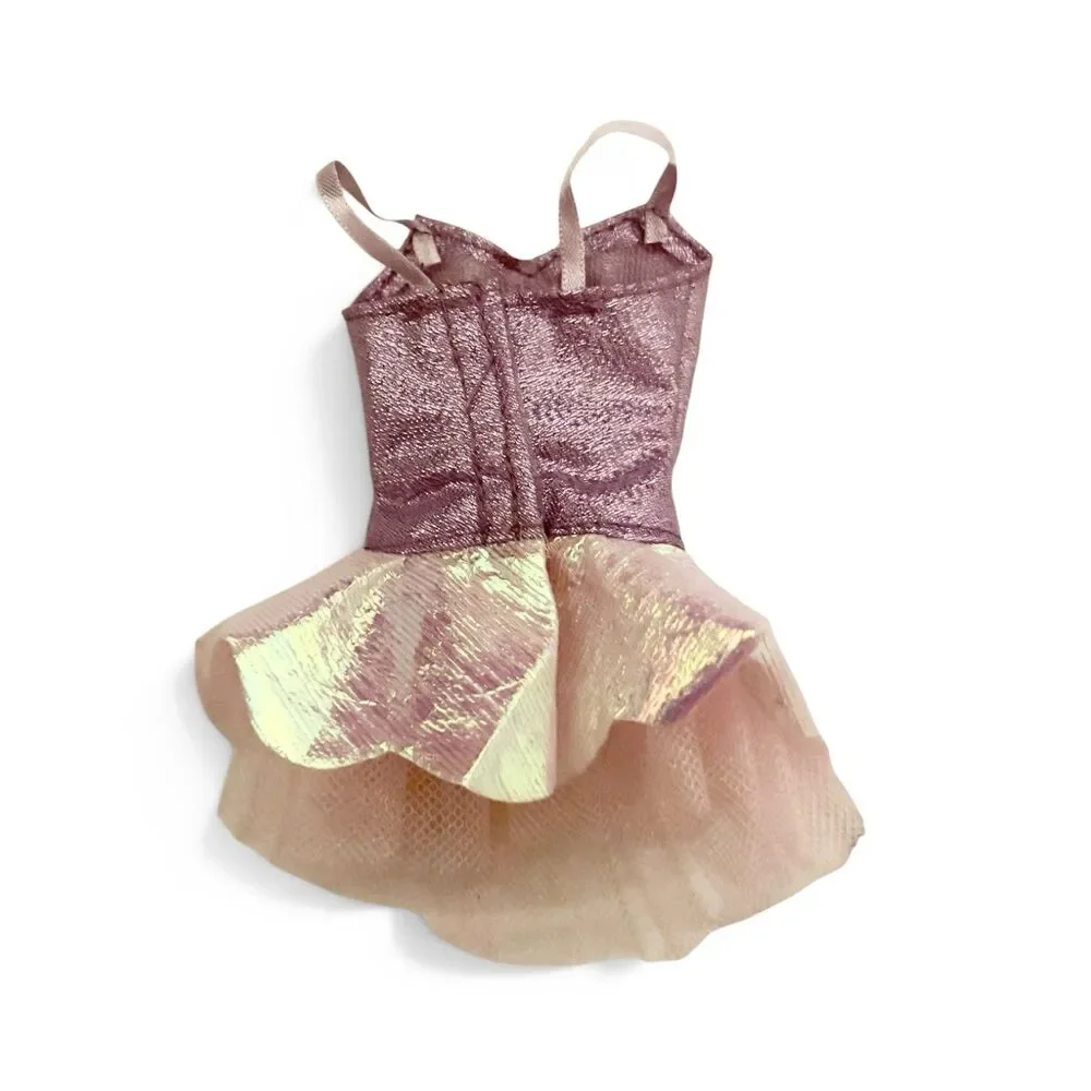 2006 Mattel Barbie Ballerina Purple Pink Tutu Iridescent Shiny Fairy Dress